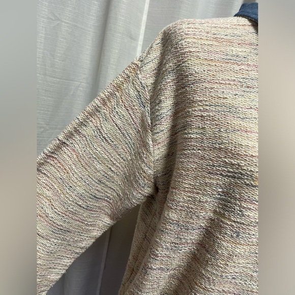 Southern Marsh Pawleys Striped Rope Pullover in White | size XS - Picture 4 of 8